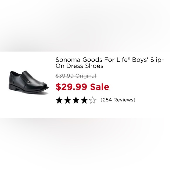 Sonoma slip on dress shoes - Picture 2 of 4